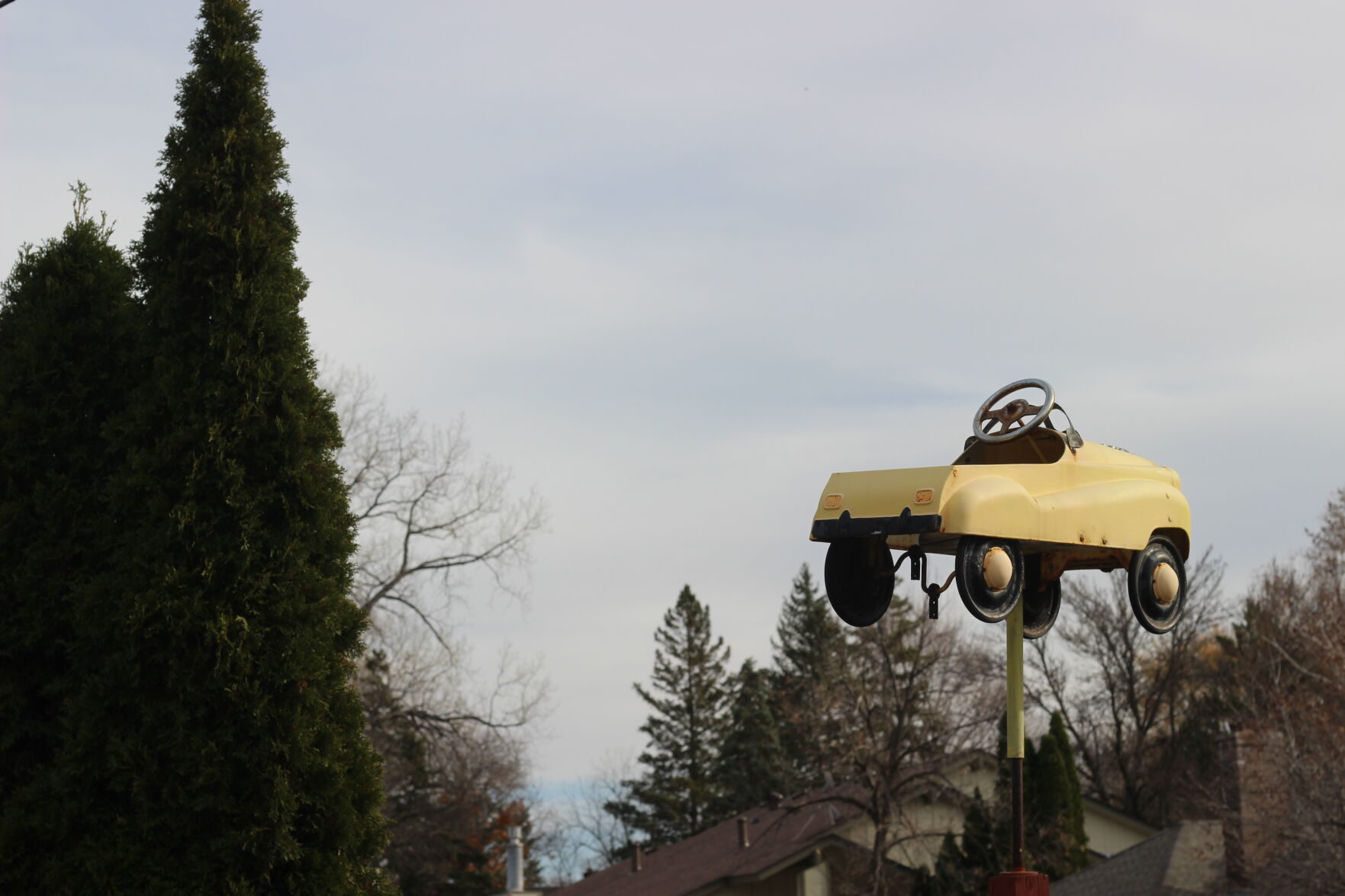 Yellow car